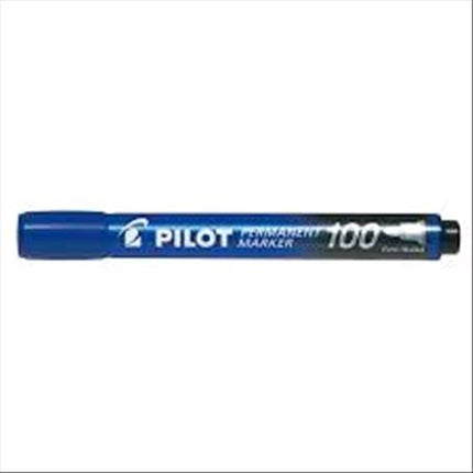 PILOT SCA-100 MARCATORE PERMANENTE BLU PUNTA TONDA 1 mm CONF 12 PZ.