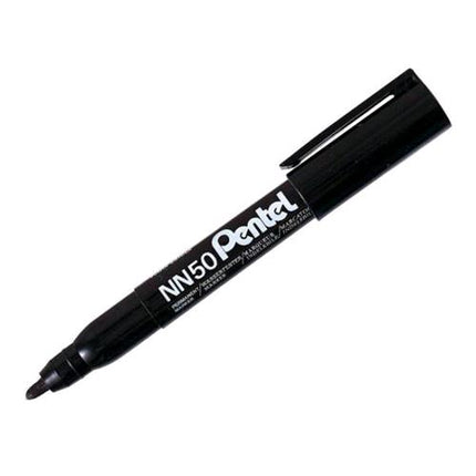 PENTEL NN50 ECO MARCATORE PERMANENTE NERO PUNTA CONICA 5 mm CONF 12 Pz.
