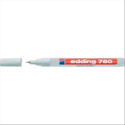 EDDING 780 MARCATORE PERMANENTE BIANCO PUNTA FINE 0.8 mm CONF 10 Pz.