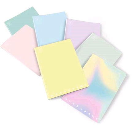 PIGNA MONOCR PASTEL QUADERNI A4 80 GR QUADRETTI 4M 40 FOGLI COL ASSORTITI CONF 10 Pz.