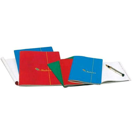 BLASETTI RUBRICA IN PUNTO METTALICO 210 X 297 mm A4 30 FOGLI COL. ASSORTITI CONF 10 Pz.