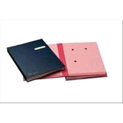 FRASCHINI LIBRO FIRMA 18 INTERCALARI IN DERMOIDE 240X340 mm COL. BLU