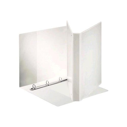 ESSELTE RACCOGLITORE A 4 ANELLI DA 20 MM IN PP A4 MAXI DISPLAY PERSONALIZZABILE DORSO 4 CM COL. BIANCO