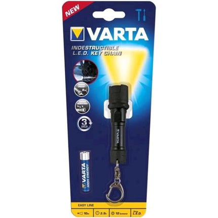 VARTA INDESTRUCTIBLE KEY CHAIN TORCIA LED A 1 BATTERIA AAA INCLUSA NELLA CONFEZIONE