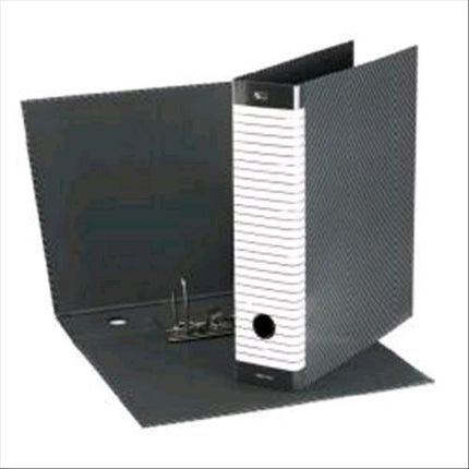 ESSELTE DELSOLINE G15 REGISTRATORE FORMATO PROTOCOLLO 230X300X80 mm COL. BIANCO/GRIGIO CONF 6 Pz.
