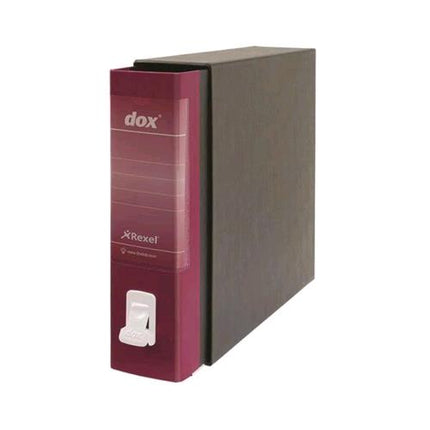 REXEL DOX 2 REGISTRATORE FORMATO PROTOCOLLO 285X350X80 mm COL. BORDEAUX CONF 6 Pz.