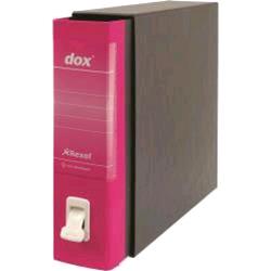 Rexel dox 2 registratore formato protocollo 285X350X80 mm col. fucsia conf 6 pz.