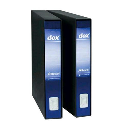 REXEL DOX 5 REGISTRATORE FORMATO PROTOCOLLO 285X350X50 mm COL. BLU CONF 8 Pz.