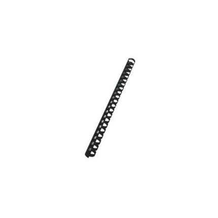 FELLOWES DORSO A SPIRALE IN PLASTICA PASSO 14.28 mm 21 ANELLI DA 12 mm A4 RILEGATURA MIN. 2 MAX 32 FOGLI COL. NERO CONF 25 Pz.
