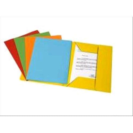 FRASCHINI BRISTOL CARTELLINE 3 LEMBI IN CARTONCINO 250X330MM COL. AZZURRO CONF 25 Pz.