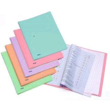 FAVORIT PASTEL PORTALISTINI IN PP 200X300MM A4 60 BUSTE COL.PASTELLO ASSORTITI