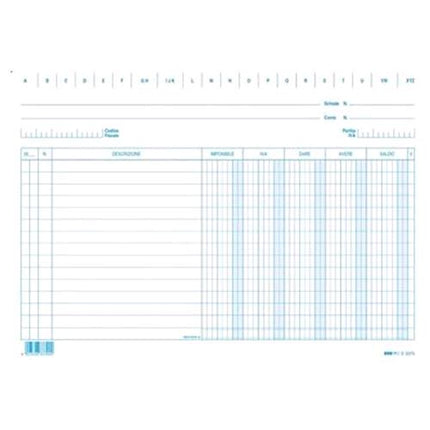 EDIPRO SCHEDE DARE/AVERE/SALDO IVA CONF 100 Pz.
