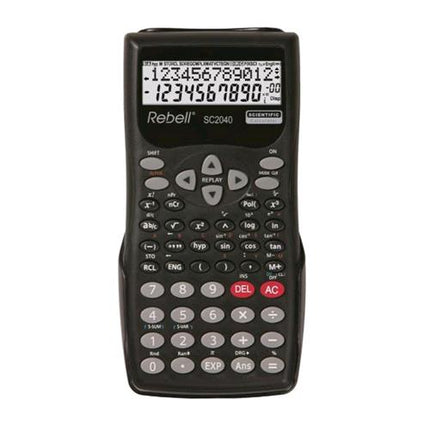 REBELL SC2040 CALCOLATRICE SCENTIFICA 240 FUNZIONI 12 CIFRE COL. NERO