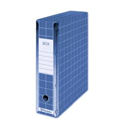 Resisto new color scatola archivio in cartone snodi metallici 375X295 mm dorso 9 cm col. blu
