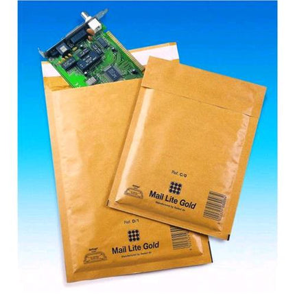 SEALED AIR MAIL LITE BUSTE IMBOTTITE C/STRIP 150X210 mm COL. AVANA CONF 10 Pz.