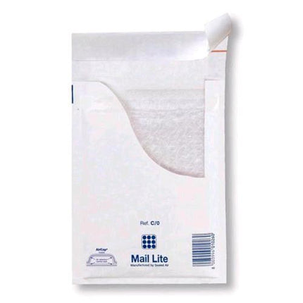 SEALED AIR MAIL LITE BUSTE IMBOTTITE C/STRIP 350X470 mm COL. BIANCO CONF 50 Pz.