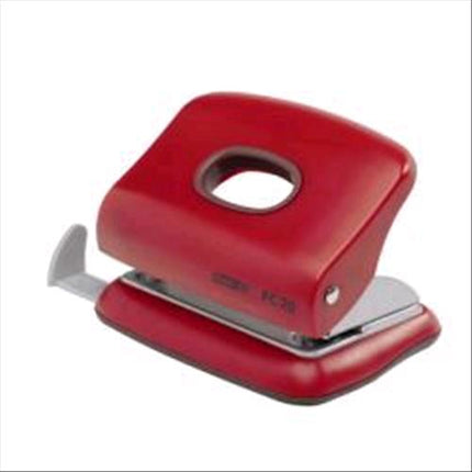 RAPID FC20 PERFORATORE 2 FORI IN ACCIAIO CAPACITA' FORATURA 20 FOGLI FORI 5.5 mm COL. ROSSO