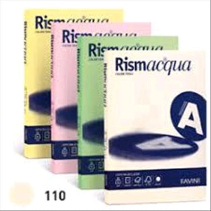 CARTOTECNICA FAVINI RISMACQUA CARTA A4 50 FOGLI 200 GR COL. AVORIO 110