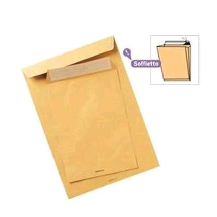 BLASETTI MONODEX BUSTE A SACCO CON SOFFIETTO E STRIP 230X330 mm 100 GR COL. AVANA CONF 250 Pz.