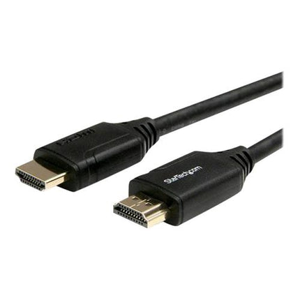 STARTECH CAVO HDMI CERTIFICATO PREMIUM 4K 60 Hz CON ETHERNET HDMI (M) a HDMI (M) 1 MT NERO