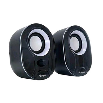 EQUIP 245332 MINI SPEAKER 2x3W CABLATO NERO BIANCO