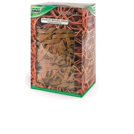 LEBEZ ELASTICI CAUCCIU' SCATOLA 1 KG 180X9 MM DIAMETRO 110 MM