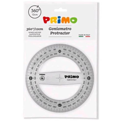 PRIMO GONIOMETRO 360∞IN PLASTICA 12 CM