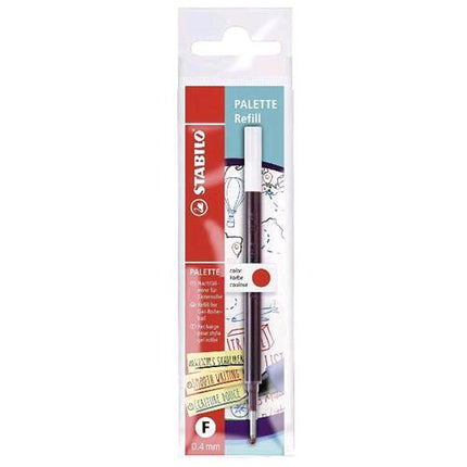 STABILO PALETTE REFILL PER PENNA ROLLER A SCATTO TRATTO 0.4 mm ROSSO