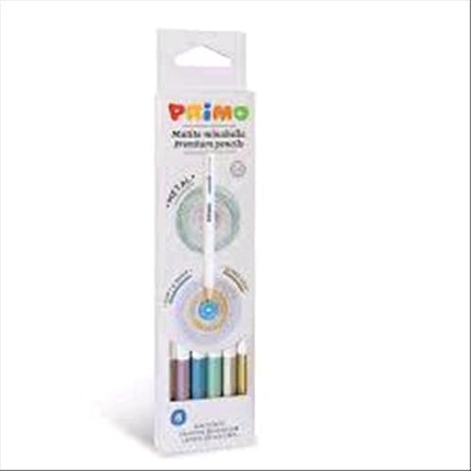 PRIMO MINABELLA PASTELLO METALLZZATO ESAGONALE COLORI ASSORTITI CONF 6 Pz.