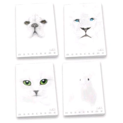 PIGNA MONOCROMO WHITE QUADERNO MAXI A4 100GR RIGHE 0C 19 FOGLI BIANCO CONF 10 Pz.