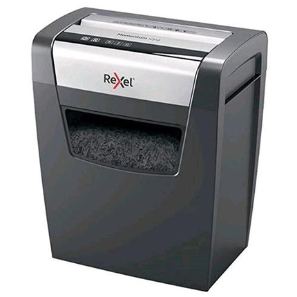 REXEL MOMENTUM S206 DISTRUGGIDOCUMENTI A STRISCE CESTINO 9 LT CAPACITA' 6 FOGLI GRIGIO