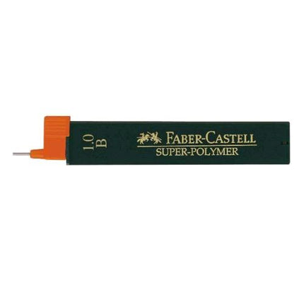 FABER CASTELL SUPERPOLYMER ASTUCCIO 12 MINE B 0.9 mm