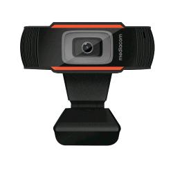 Mediacom M-WEA350 webcam HD 1280X720 DPI con microfono plug and play USB nero