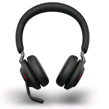 JABRA EVOLVE2 65 STEREO MS BLACK CUFFIE BLUETOOTH CON MICROFONO NERO
