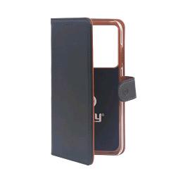 Celly wally Samsung Galaxy S20 custodia A portafoglio in similpelle nera