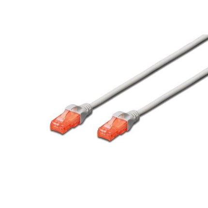 DIGITUS DK1612010 CAVO RETE UTP CAT 6 NON SCHERMATO 1MT GRIGIO