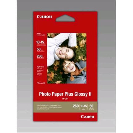 CANON PP-201 CARTA FOTOGRAFICA LUCIDA 10X15 CM A6 260GR 50 FOGLI BIANCO