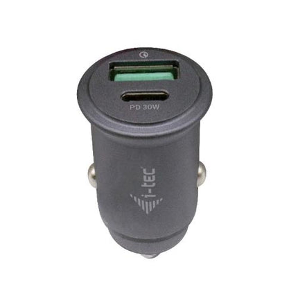 I-TEC CARICABATTERIA DA AUTO 1 X USB TIPO A 3.0 1 X USB TIPO C NERO
