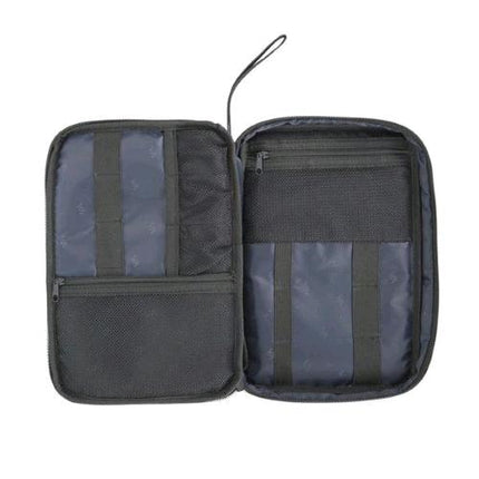 RIVACASE TRAVEL ORGANIZER PER ACCESSORI INFORMATICA IN NEOPRENE 30x180x258 mm 3 SCOMPARTI NERO