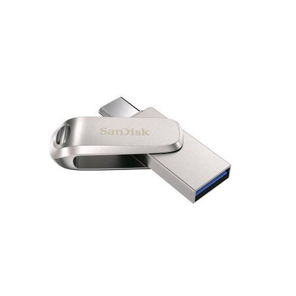 SANDISK ULTRA DUAL DRIVE LUXE CHIAVETTA USB 512GB 150MB/S USB 3.1 1 X USB TIPO A 1 X USB TIPO C SILVER