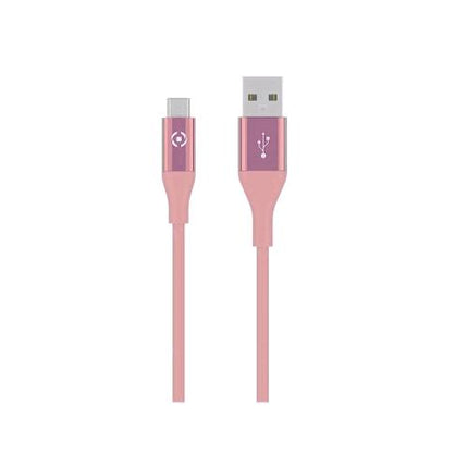 CELLY CAVO 1 X USB TIPO A 1 X MICRO USB 3 MT ROSA