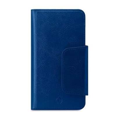 CELLY DUOMO WALLET CUSTODIA A PORTAFOGLIO UNIVERSALE 5.8" CON CHIUSURA MAGNETICA BLU