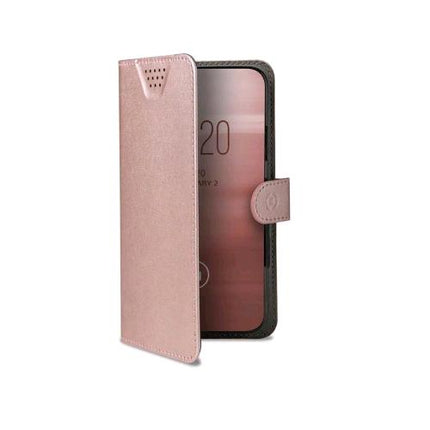 CELLY WALLYONE CUSTODIA UNIVERSALE AD AGENDA IN SIMILPELLE 5.5" - 6.0" ROSA