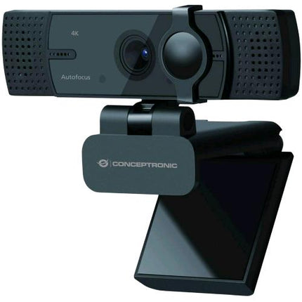 CONCEPTRONIC WEB CAM 4K ULTRA HD 3480 x 2160 8.3 MPX AUTOFOCUS CON DOPPIO MICROFONO GRANDANGOLO 120 GRADI