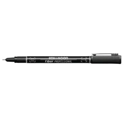 KOH-I-NOOR PENNE A FIBRA TRATTO 0.4 mm INCHIOSTRO NERO CONF 10 Pz.