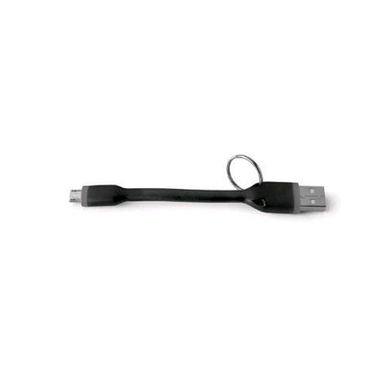 CELLY CAVO DATI USB CON ANELLO PORTACHIAVI 1 X USB TIPO A 1 X MICRO USB 12 CM NERO