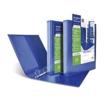 SEI ROTA STELVIO TI RACCOGLITORE PERSONALIZZABILE 4 ANELLI 100MM Q IN COLPAN 290X310 mm A4 DORSO 13 CM BLU