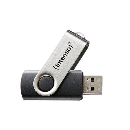 INTENSO CHIAVETTA USB 64 GB USB 2.0 NERO SILVER