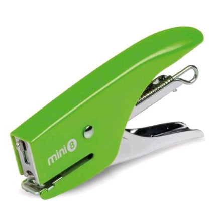 KARTIA FLUO MINI 8 CUCITRICE A PINZA CARICAMENTO POSTERIORE TIPO PUNTI SERIE 6/4 VERDE FLUO