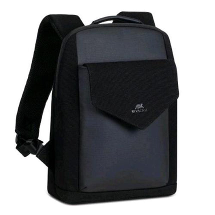 RIVACASE ZAINO PER NOTEBOOK DA 13.3" IN POLIESTERE 3 SCOMPARTI NERO
